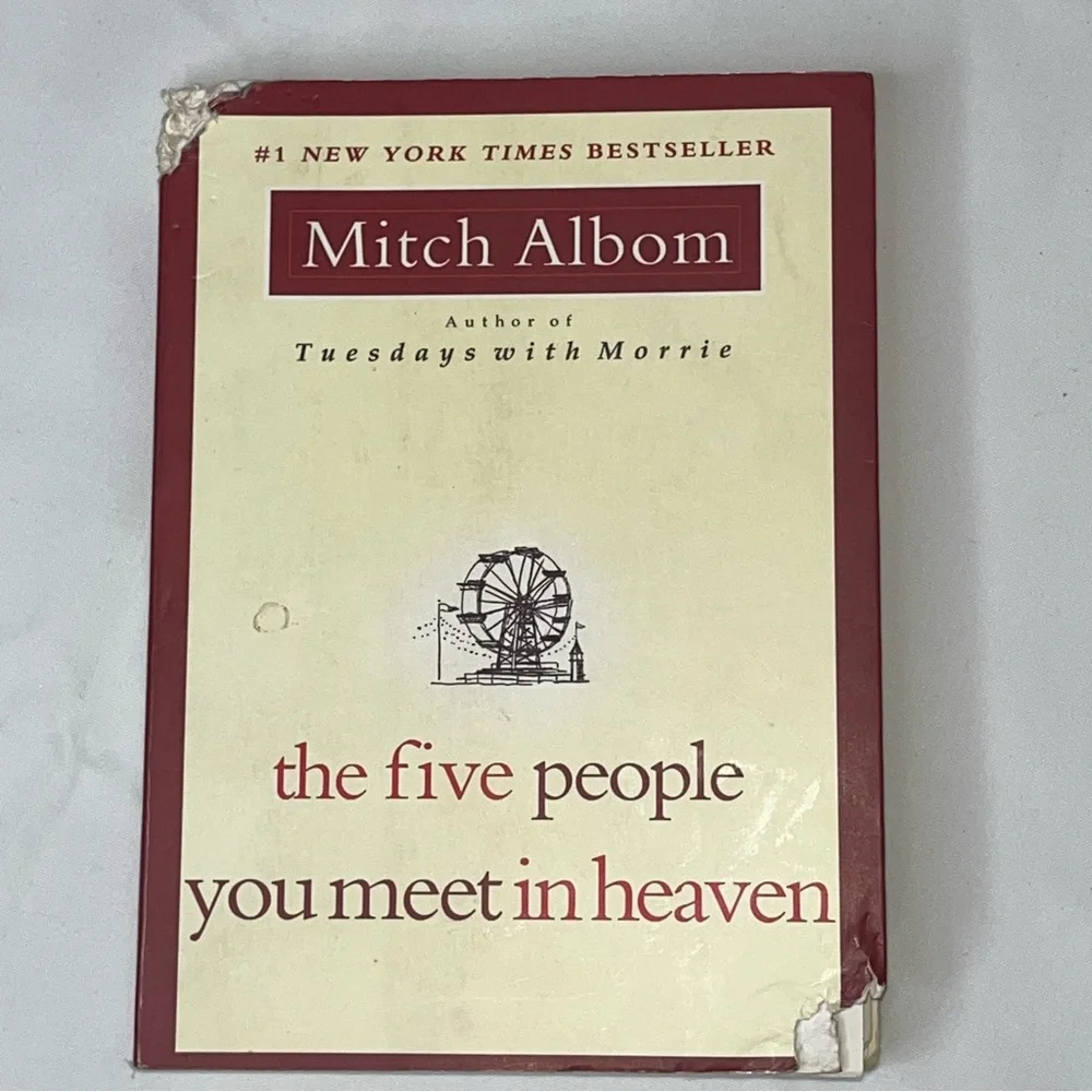 The Five People You Meet In Heaven by Mitch Albom New York Times Bestseller VTG